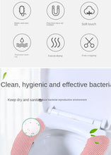 Load image into Gallery viewer, 3pcs Toilet Mat Household Plush Spring Waterproof Prevent Cold Adhesive Cute
