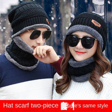 Load image into Gallery viewer, Warm Winter Knit Beanie Hats Wool Men's Autumn Fleece Women's Korean-Style Fashionable Ear Protection Unisex
