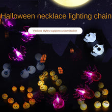 Lade das Bild in den Galerie-Viewer, 2x Halloween Xmas Christmas Gifts Decoration2022 New Lighting Chain Bat Necklace
