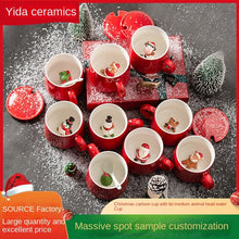 Lade das Bild in den Galerie-Viewer, Xmax Christmas Cup Gift Creative Ceramic Cartoon Mark
