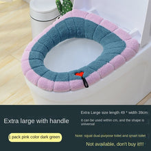 Load image into Gallery viewer, 3pcs Toilet Mat Thickened  Toilet Seat Cover Seats Four Seasons Toilet Cushion
