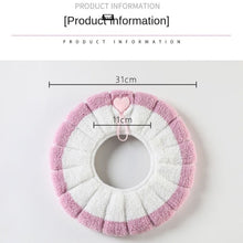 Load image into Gallery viewer, 3pcs Toilet Mat Household Toilet Seat Thickened Four Seasons Toilet Seat Closestool Cushion Washable
