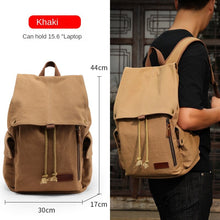 Load image into Gallery viewer, Canvas Fashion Trendy Korean Style Large Capacity Junior High School Student Backpack Men's Travel Computer Backpack Women
