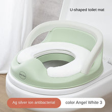 Load image into Gallery viewer, 3pcs Toilet Seat Cover Pads Silver Ion Antibacterial Children&#39;s  Cushion Warm Plush Baby Baby
