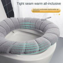 Load image into Gallery viewer, 3pcs Thickened Hle Toilet Mat Toilet Seat Cover Toilet Cushion Home Winter

