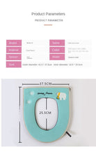 Load image into Gallery viewer, 3pcs Toilet Seat Cover Pads Household   Paste  Cushion
