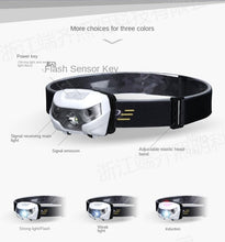 Load image into Gallery viewer, Head Light Outdoor Lighting Led Strong Night Fishing USB Rechargeable Waterproof Mini
