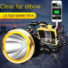 Lade das Bild in den Galerie-Viewer, Head Light Strong Light Charging Long Shot 3000 M over Miner's Lamp
