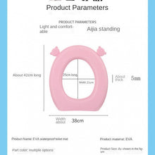 Load image into Gallery viewer, 3pcs Toilet Seat Cover Pads Household   Four Seasons Happy Day Washer Non-Silicone
