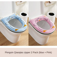 Load image into Gallery viewer, 3pcs Toilet Seat Cover Pads Cute Household  Washer Thicker
