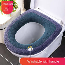 Load image into Gallery viewer, 3pcs Toilet Cushion Type Winter Thickened Toilet Pad Square Household Toilet Cushion
