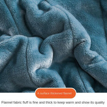 Lade das Bild in den Galerie-Viewer, Three-Layer Blanket Duvet Thickened Thermal Coral Fleece Blanket Flannel Blanket Lambswool Bed Sheet
