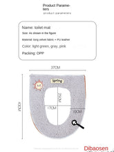 Load image into Gallery viewer, 3pcs Thickened Toilet Pad Waterproof Household Zipper Toilet Seat Cover  Toilet Cushion
