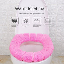 Load image into Gallery viewer, 3pcs Plus-Sized Thickened Toilet Pad Winter Toilet Seat Cover Toilet Seat Cover Washable
