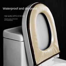 Load image into Gallery viewer, 3pcs Toilet Seat Cover Pads Autumn and Winter Velvet Thick Warm   Waterproof Zipper     Household
