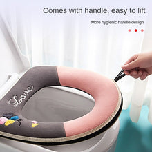 Load image into Gallery viewer, 3pcs Toilet Seat Cover Pads Home       Waterproof Zipper
