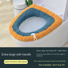 Load image into Gallery viewer, 3pcs Toilet Mat Thickened  Toilet Seat Cover Seats Four Seasons Toilet Cushion
