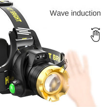 Load image into Gallery viewer, Head Light Strong Light Led USB Charging Multifunctional Induction Zoom Waterproof Portable
