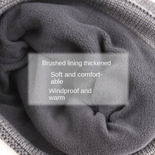 Lade das Bild in den Galerie-Viewer, Warm Winter Knit Beanie Hats Women's Autumn and Winter Fleece-Lined Thickened Earflaps Wool Warm Unisex
