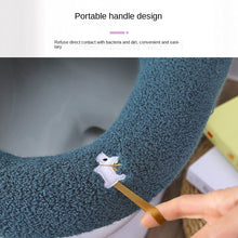 Load image into Gallery viewer, 3pcs Toilet Seat plus-Sized Household Winter Thickened Toilet Seat Cover Pad Toilet Seat Cover Washer
