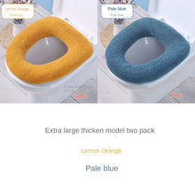 Load image into Gallery viewer, 3pcs Toilet Seat plus-Sized Household Winter Thickened Toilet Seat Cover Pad Toilet Seat Cover Washer
