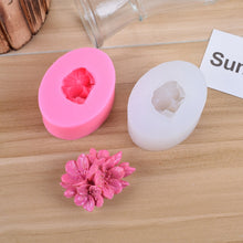 Load image into Gallery viewer, 3D 4 Peach Blossom Plum Blossom Flower Silicone Mold for Home Homemade Soap Aromatherapy Candle Cake Decoration
