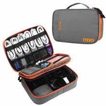 Load image into Gallery viewer, Travel Cable Storage Multi-Function Digital Storage Bag Gadget Organizer  Digital  Pouch Ipad Earphone Charge Double Layer
