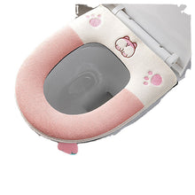 Load image into Gallery viewer, 3pcs Toilet Seat Cover Pads Pad Four Seasons Household   Thicker Closestool Cushion Cartoon
