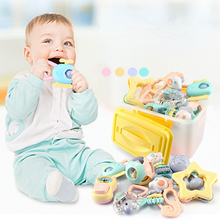 Load image into Gallery viewer, 0-12 Months Baby Teether Seahorse Plane Shark Rattle, High Temperature Boiled Water
