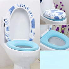 Load image into Gallery viewer, 3pcs Toilet Seat Cover Pads Cushion Bathroom   Lid  Pedestal Ring O-Ring   Three-Piece Set
