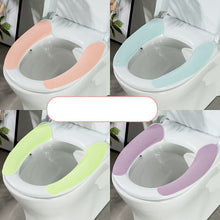 Load image into Gallery viewer, 3pcs Toilet Cushion Seat Cushion Adhesive Washable Four Seasons Self-Adhesive Spring and Summer Toilet Seat Cover Disposable
