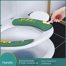Load image into Gallery viewer, 3pcs Toilet Seat Cover Pads Household  Washer    Four Seasons Paste
