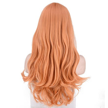Load image into Gallery viewer, Women Wig Medium Long Curly Hair Big Wave Solid Color Head Cover W170
