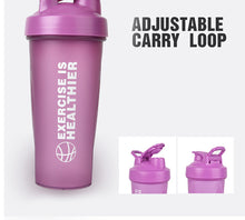 Load image into Gallery viewer, 2pc Mugs 400ml Portable Protein Powder Shake Cup Milk Shake Cup Sports Fitness Bottle
