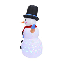 Load image into Gallery viewer, 1.2m Christmas Props Inflatable Toys Color Rotating Snowman Shape Inflatable Model Funny Performance Props
