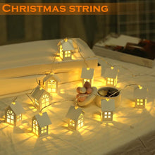 Load image into Gallery viewer, 2m Christmas LED String Lights House Shape Battery Powered Festival Home Decoration Lamp
