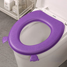 Load image into Gallery viewer, 3pcs Toilet Mat Household Toilet Seat Four Seasons Happy Day Toilet Washer Non-Silicone
