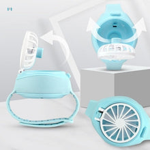 Lade das Bild in den Galerie-Viewer, 2020 NEW USB Folding Fashion Pocket Portable Fan Third-Gear Electric Mini Watch Shape Summer Cooler
