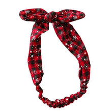 Load image into Gallery viewer, 2Pcs Bunny Ears Christmas Gift Cute Scrunchie Pack Hair Accessories Head Band Rabbit Headbands for Women Ties Bands
