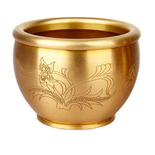 Lade das Bild in den Galerie-Viewer, Ashtray Copper Cylinder Decoration Copper  Copper Cornucopia Cylinder Living Room Study Cylinder Decoration Ashtray
