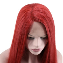 Load image into Gallery viewer, Women Wig Front Lace Chemical Fiber Long Straight Hair W411
