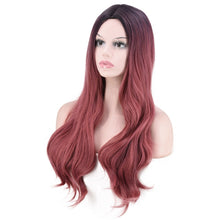 Lade das Bild in den Galerie-Viewer, Women Wig Chemical Fiber Gradient Pink Long Curly Hair W485
