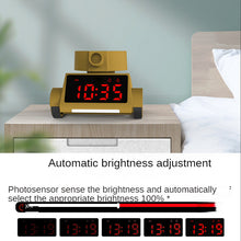 Load image into Gallery viewer, Smart Multi-Function Alarm Clock LED Display Tank Children&#39;s Alarm Clock USB Charging
