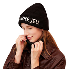 Load image into Gallery viewer, Warm Winter Knit Beanie Hats Autumn and Winter Loose Wool Letter Personality All-Matching Pullover Unisex
