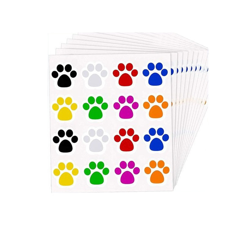 2xXmas Christmas  Stickers Roll Label 16 Creative Footprints Per Piece Ya Happy Easter Easter Day Floor Wall Gift Craft Punch