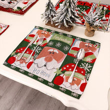 Load image into Gallery viewer, 2PCS Christmas Tablecloths Decorations Tableware Pad 42*32cm Table Mat
