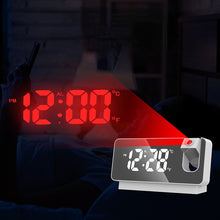 Load image into Gallery viewer, Smart Multi-Function Alarm Clock LED Display Mirror Projection Clock Large Screen Display
