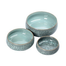Load image into Gallery viewer, Ashtray Longquan Celadon Tea Basin Tea Utensils Cup Writing-Brush Washer Ice Cracked Ceramics Hydroponic Bowl Lotus
