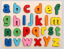 Load image into Gallery viewer, 0-20 numbers Wooden jigsaw puzzle For Toddlers, Abc Case Letter And Number Educational Toys
