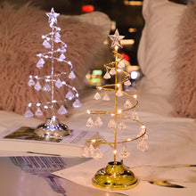 Load image into Gallery viewer, 33cm Led Crystal Christmas Tree Table Lamp Xmas Decoration Night Light present
